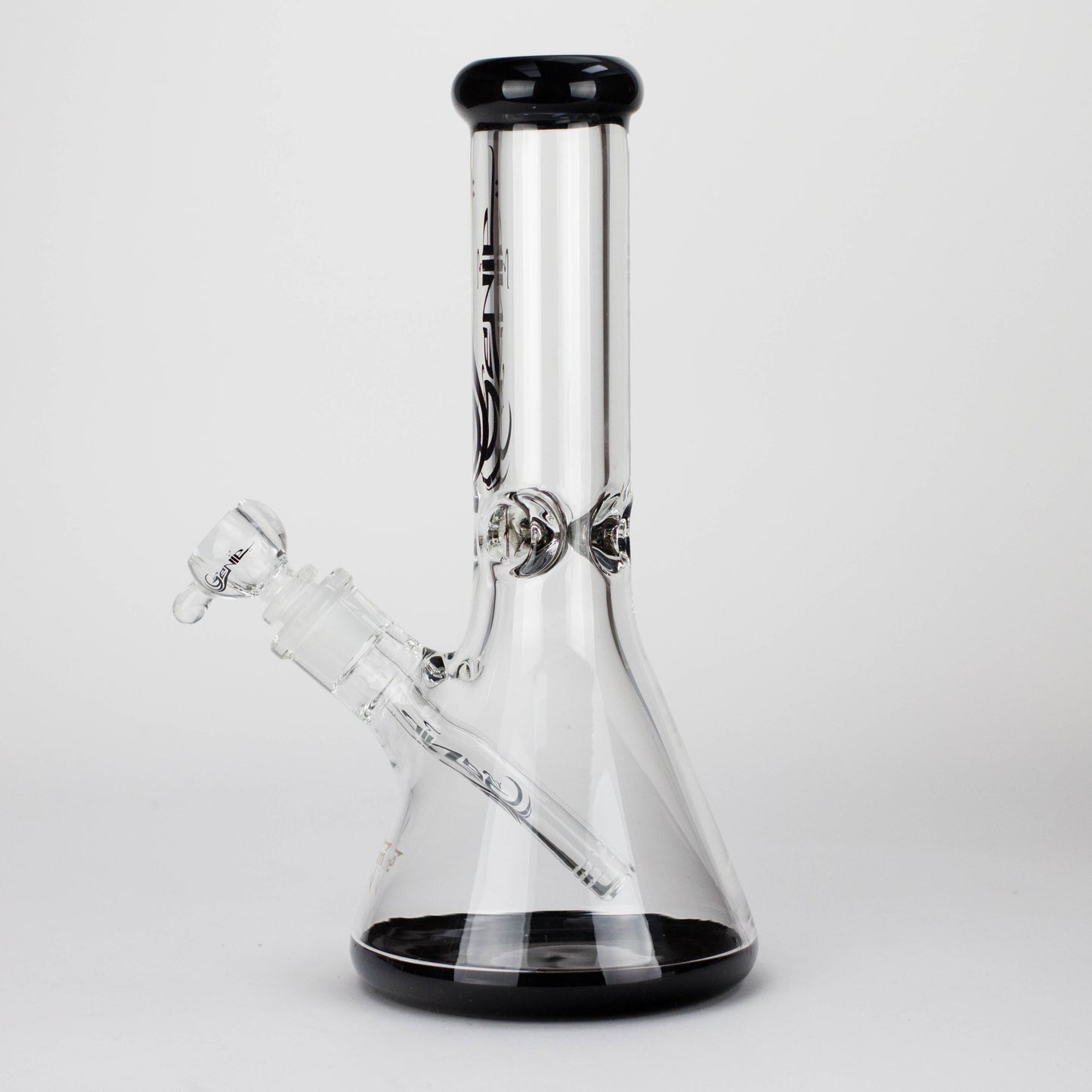 Genie | 12" Classic Beaker Bong – 9 mm Thick Clear Glass ( F7-001 ) - Hi Time