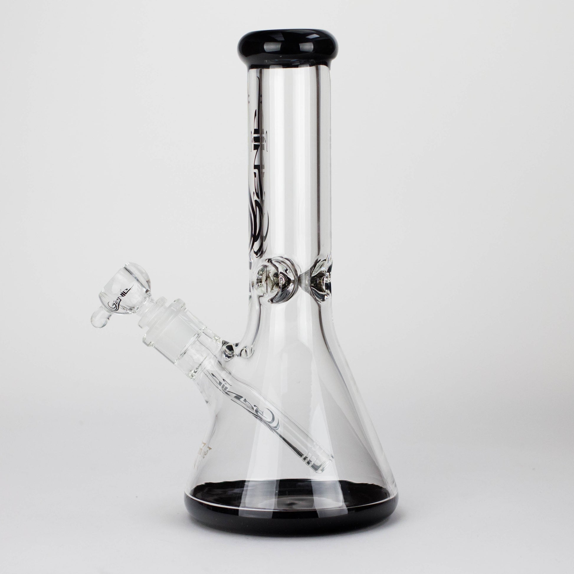 Genie | 12" Classic Beaker Bong – 9 mm Thick Clear Glass ( F7-001 ) - Hi Time