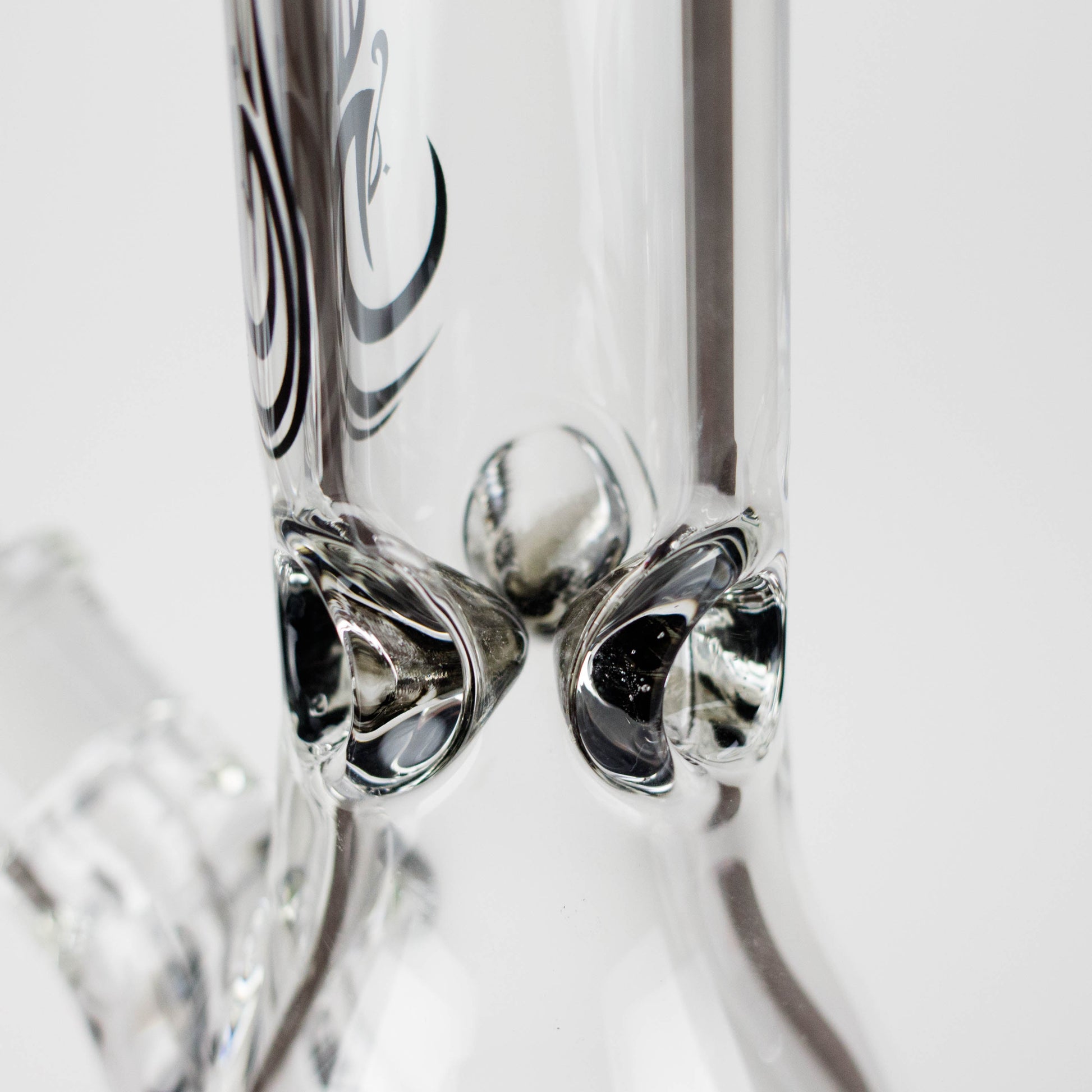 Genie | 12" Classic Beaker Bong – 9 mm Thick Clear Glass ( F7-001 ) - Hi Time