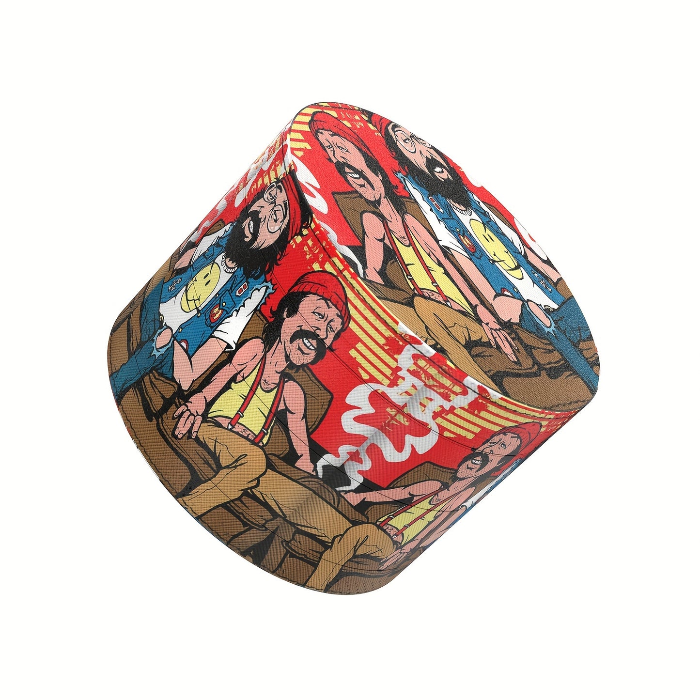50mm Zinc Alloy 4-Layer Metal Tobacco Grinder with Cartoon Patterns - Manual Herb and Spice Crusher, Durable Metal Construction, Easy to Use, No Electricity Required