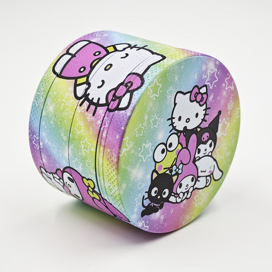 The for hello kitty for kuromi Printed Full-Wrap Grinder, a Four-Layer Metal Grinder, Can Be a Great Gift for Your Family And Friends.