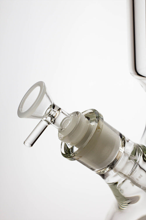 17.5" Genie 10-arm  9 mm colored bottom glass bong ( GE4180 )