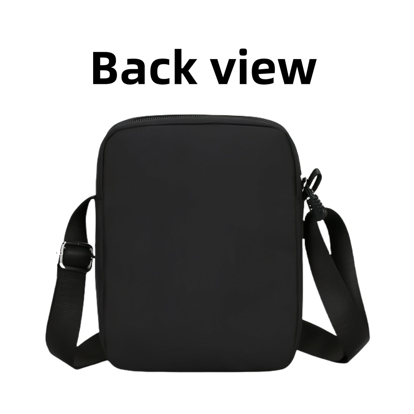 1pc Men's Psychedelic Neon "Enjoy the Good Vibe" Print Crossbody Bag - Adjustable Shoulder Strap, Zipper Closure, Durable Oxford Cloth & Polyester Lining, Spacious Casual Daypack for Daily Commute & Essentials