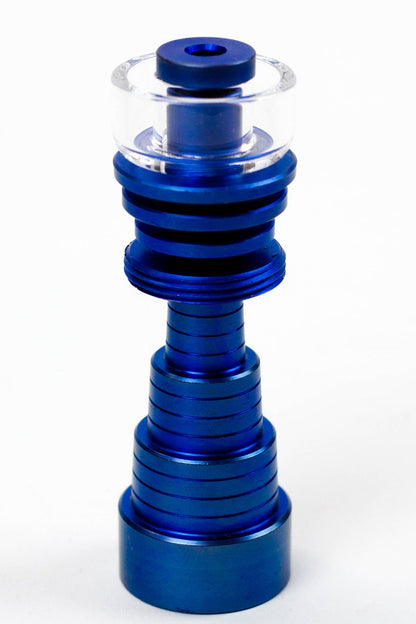 Color Titanium Domeless Nail with quartz dish