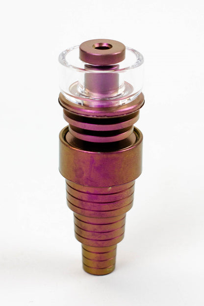 Color Titanium Domeless Nail with quartz dish