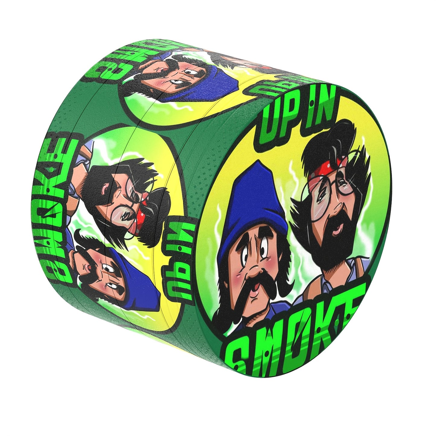 Zinc Alloy 4-Layer 50Mm Diameter Cartoon Pattern Metal Grinder