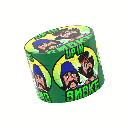 Zinc Alloy 4-Layer 50Mm Diameter Cartoon Pattern Metal Grinder