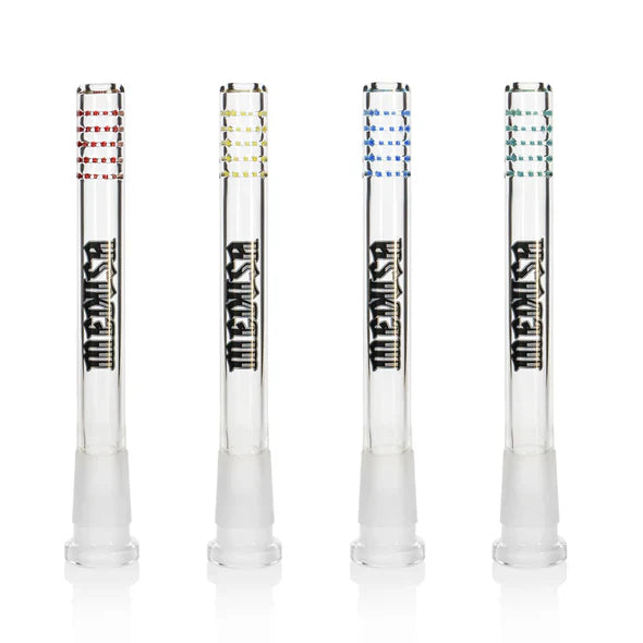 Medusa | 5"Downstem – Assorted Colours | Premium Diffused Glass Downstem