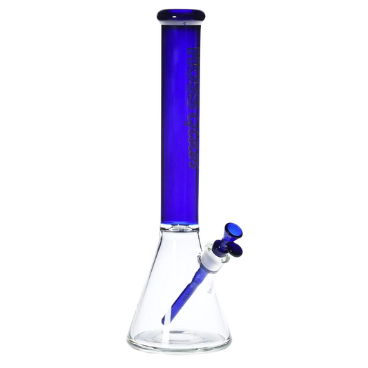 HOSS | 18" Glass Thick Beaker w/ Colored Top [H151]