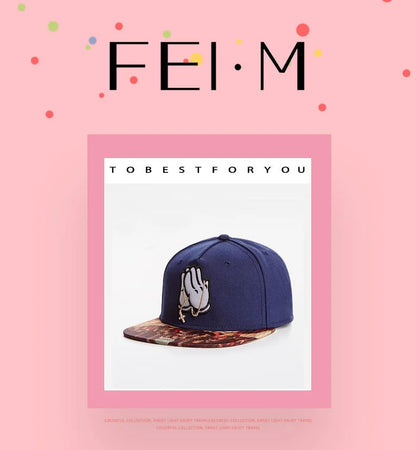 FEI M Fashion BREAK BREAD CLASSIC Adjustable Snapback Cap Pray Last Supper Baseball Cap Outdoor Adult Casual Sports Sun Hat 8
