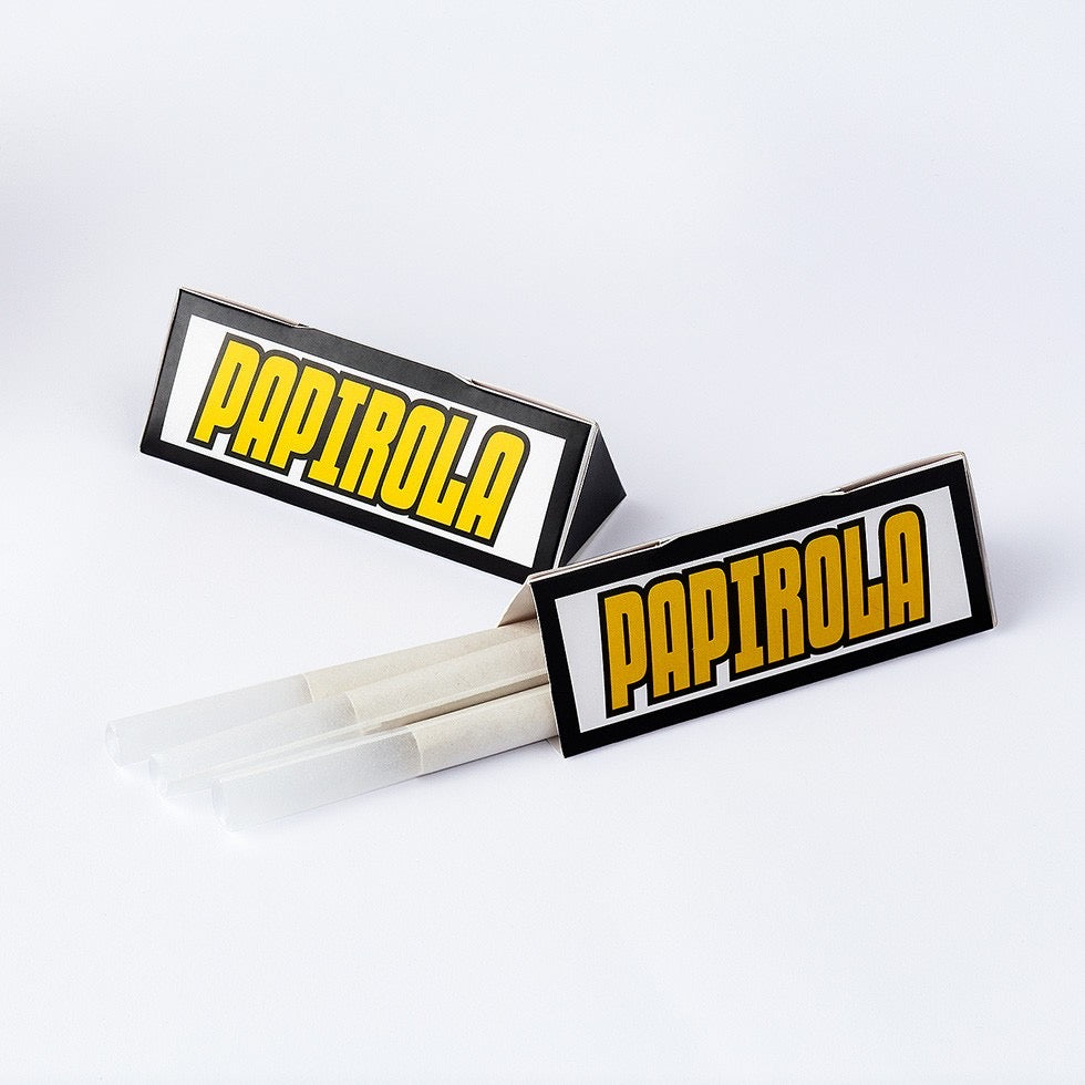 PAPIROLA Pre-rolled Telescopic Tubes - Adjustable Pre-rolled paper tubes Box