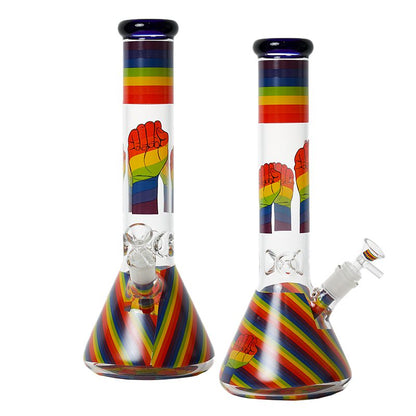 14″ 5MM Glass Beaker Bong – (LGBTQ-00x)