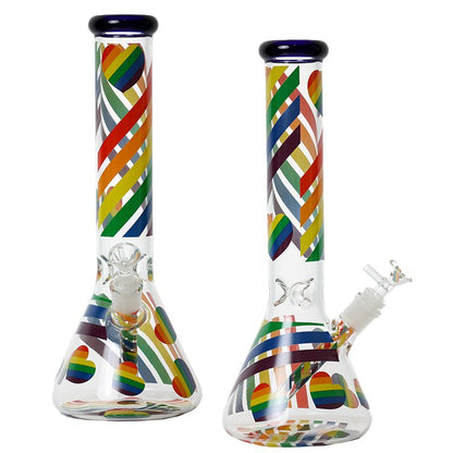 14″ 5MM Glass Beaker Bong – (LGBTQ-00x)