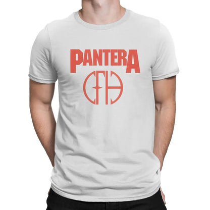 Pantera Newest TShirt for Men The Most Popular Band From Texas Round Neck Pure Cotton T Shirt Personalize Clothes Streetwear