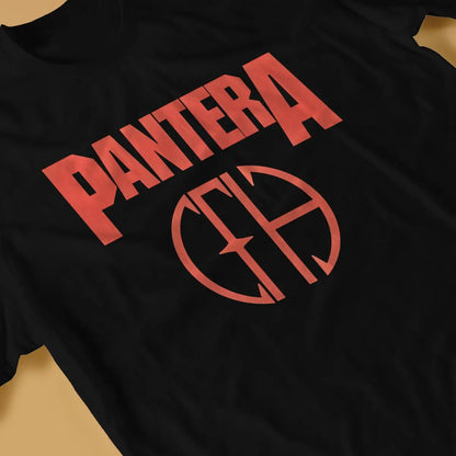 Pantera Newest TShirt for Men The Most Popular Band From Texas Round Neck Pure Cotton T Shirt Personalize Clothes Streetwear