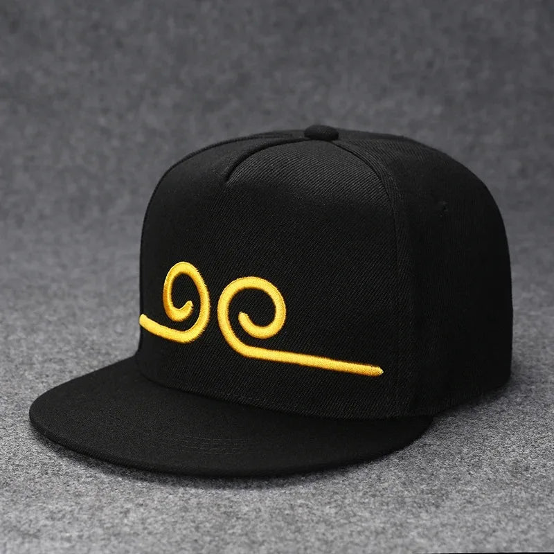 New Fashion Men's Letter Embroidery Tide All-match Flat Brim Baseball Cap Summer Hip-hop Hat Outdoor Shade Adjustable Peaked Cap