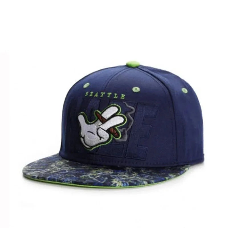 PANGKB Brand #spacedout Cap mint white mc trucker bone hip hop snapback hat men women adult outdoor casual sun baseball cap