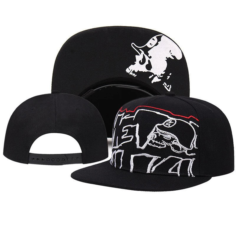 Metal Mulisha Men Women Baseball Cap Skull Embroidery Outdoor Sport Snapback Hip Hop Sun Visor Fashion Unisex Flat brim Hat H001
