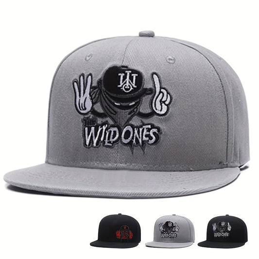 Embroidery Retro baseball caps for men women bone snapbacks black sports hats street art hip hop cap hat