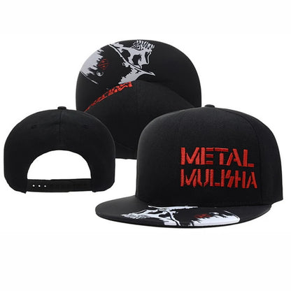 Metal Mulisha Men Women Baseball Cap Skull Embroidery Outdoor Sport Snapback Hip Hop Sun Visor Fashion Unisex Flat brim Hat H001