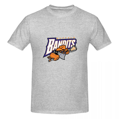 Buffalo Bandits 100% Cotton T-shirt Men's Fashion T Shirts Men Round Neck Short Sleeve S-6XL