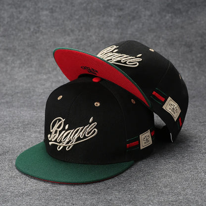 New Men's Letter Embroidery Tide All-match Flat Brim Baseball Cap Ladies Summer Hip-hop Hat Outdoor Shade Adjustable Peaked Caps
