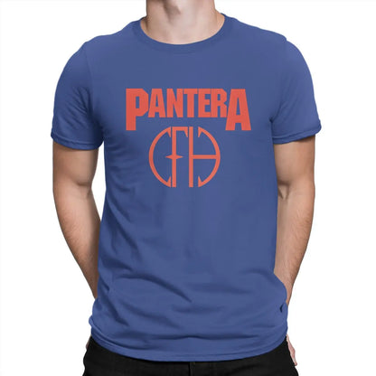 Pantera Newest TShirt for Men The Most Popular Band From Texas Round Neck Pure Cotton T Shirt Personalize Clothes Streetwear