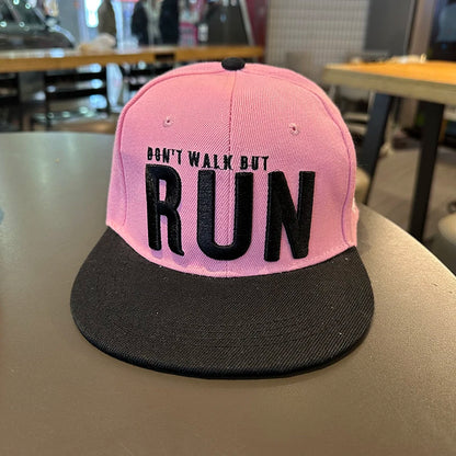 New Fashion Men's Letter Embroidery Tide All-match Flat Brim Baseball Cap Summer Hip-hop Hat Outdoor Shade Adjustable Peaked Cap