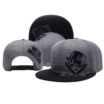 Metal Mulisha Men Women Baseball Cap Skull Embroidery Outdoor Sport Snapback Hip Hop Sun Visor Fashion Unisex Flat brim Hat H001