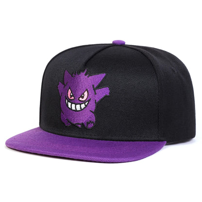 Unisex Anime Cartoon Embroidery Hip-hop Hats Spring Autumn Outdoor Adjustable Casual Baseball Caps Sunscreen Hat