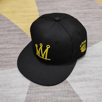New Men's Letter Embroidery Tide All-match Flat Brim Baseball Cap Ladies Summer Hip-hop Hat Outdoor Shade Adjustable Peaked Caps