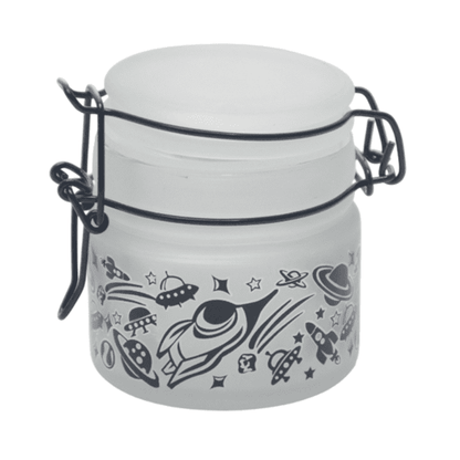 UFO Design Glass Storage Jar-Multiple Sizes Available [SMKZ-141]