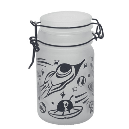 UFO Design Glass Storage Jar-Multiple Sizes Available [SMKZ-141]