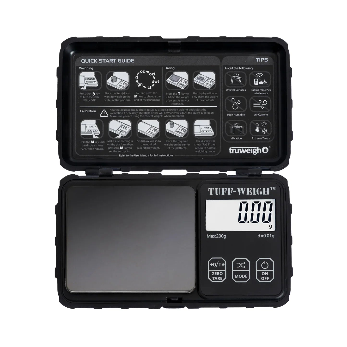 Truweigh | Tuff-Weigh Digital Mini Scale - 200g x 0.01g