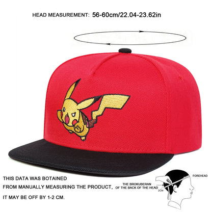 Unisex Anime Cartoon Embroidery Hip-hop Hats Spring Autumn Outdoor Adjustable Casual Baseball Caps Sunscreen Hat