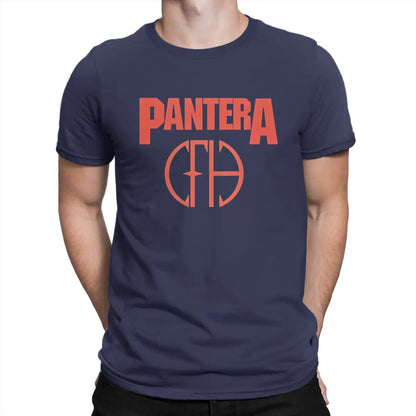 Pantera Newest TShirt for Men The Most Popular Band From Texas Round Neck Pure Cotton T Shirt Personalize Clothes Streetwear