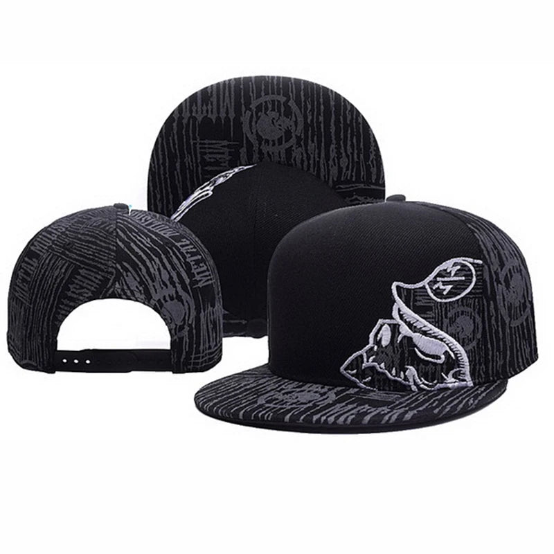 Metal Mulisha Men Women Baseball Cap Skull Embroidery Outdoor Sport Snapback Hip Hop Sun Visor Fashion Unisex Flat brim Hat H001
