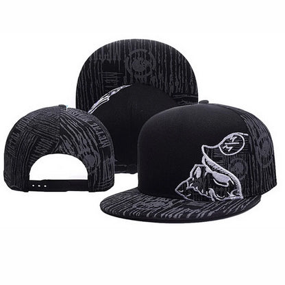 Metal Mulisha Men Women Baseball Cap Skull Embroidery Outdoor Sport Snapback Hip Hop Sun Visor Fashion Unisex Flat brim Hat H001