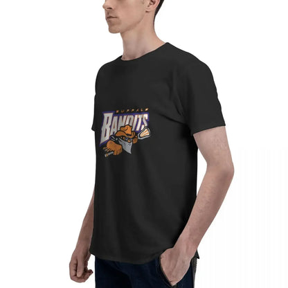 Buffalo Bandits 100% Cotton T-shirt Men's Fashion T Shirts Men Round Neck Short Sleeve S-6XL