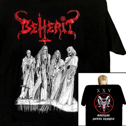 Beherit band double-sided T-shirt black Short sleeve All Sizes S-5Xl 1F936