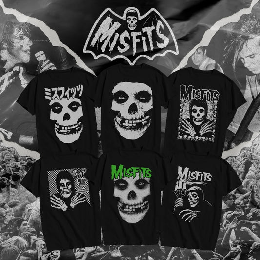 Tshirt Men KAOS BAND MISFITSarray BAND ROCK MUSIC KAOS BAND METAL BAND PUNK KAOS BAND VINTAGE ORI CLOTHES PREMIUM TBAND MISFITS
