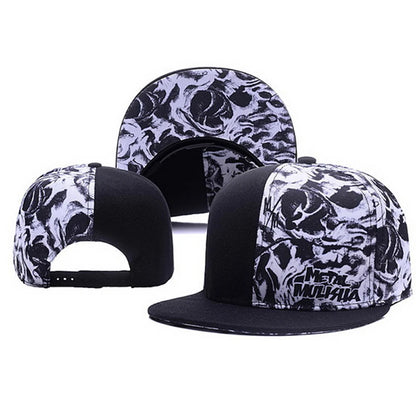 Metal Mulisha Men Women Baseball Cap Skull Embroidery Outdoor Sport Snapback Hip Hop Sun Visor Fashion Unisex Flat brim Hat H001