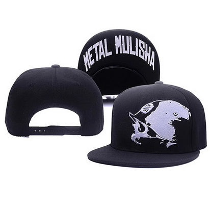 Metal Mulisha Men Women Baseball Cap Skull Embroidery Outdoor Sport Snapback Hip Hop Sun Visor Fashion Unisex Flat brim Hat H001
