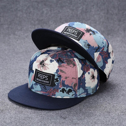 New Men's Letter Embroidery Tide All-match Flat Brim Baseball Cap Ladies Summer Hip-hop Hat Outdoor Shade Adjustable Peaked Caps