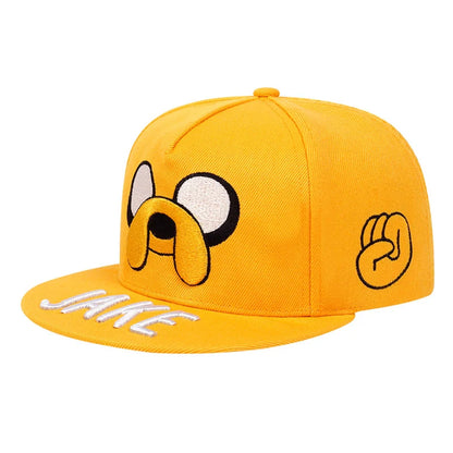 Fashion SummertimeUnisex Eye PIZZA Embroidery Hip-hop Hats Springand Autumn Outdoor Adjustable Casual BaseballCaps Sunscreen Hat
