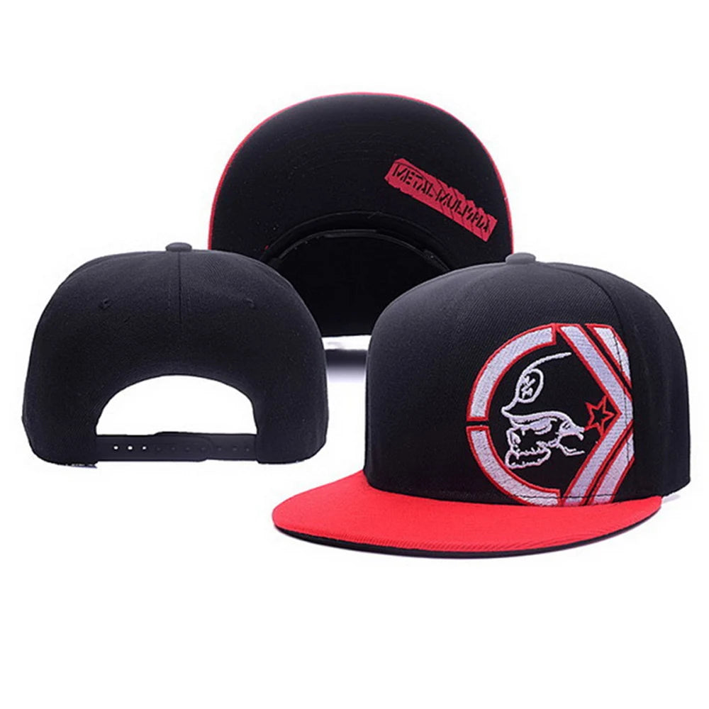 Metal Mulisha Men Women Baseball Cap Skull Embroidery Outdoor Sport Snapback Hip Hop Sun Visor Fashion Unisex Flat brim Hat H001