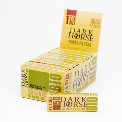 Rolling Paper DARK HORSE 1 1/4 BIO Paper + Filters