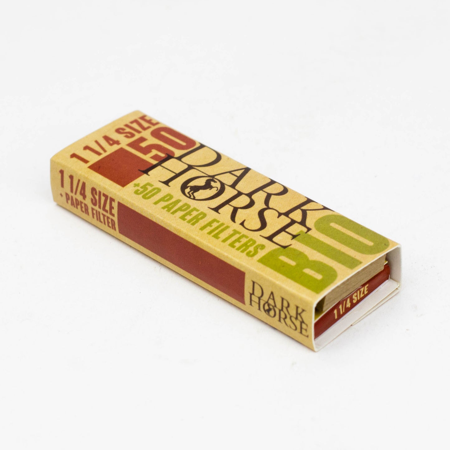 Rolling Paper DARK HORSE 1 1/4 BIO Paper + Filters