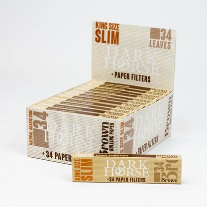 Rolling Paper DARK HORSE king slim BROWN Paper + Filters