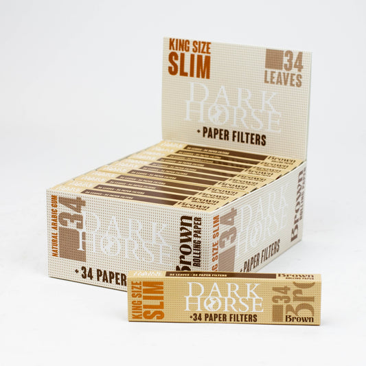 Rolling Paper DARK HORSE king slim BROWN Paper + Filters
